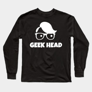 Geek Head Long Sleeve T-Shirt